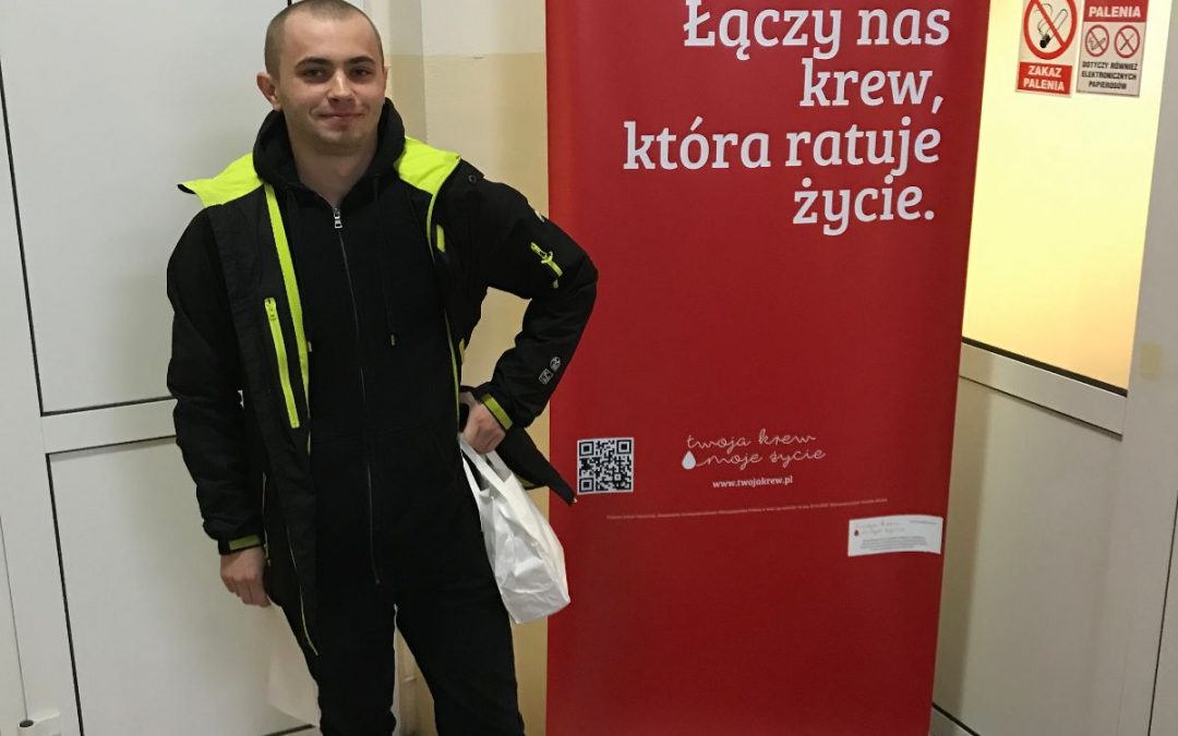 ŁĄCZY NAS KREW, KTÓRA RATUJE ŻYCIE